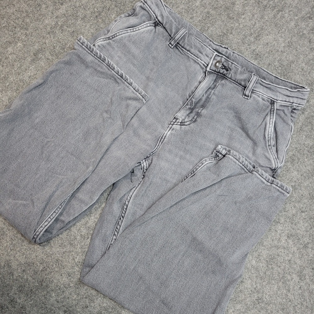 Uniqlo Jeans Womens 11 Gray Denim Dark Wash Streetwear Americana Festival Rodeo